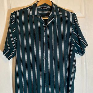 Green PinStripe Shein Shirt
